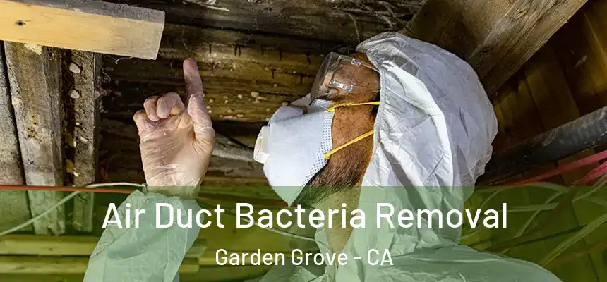Air Duct Bacteria Removal Garden Grove - CA